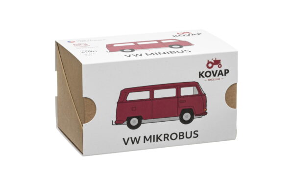 Raudonas modeliukas 1969m. VW Minibus