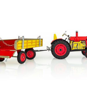 ZETOR prisukamas traktoriaus modelis su pavaromis ir priekaba
