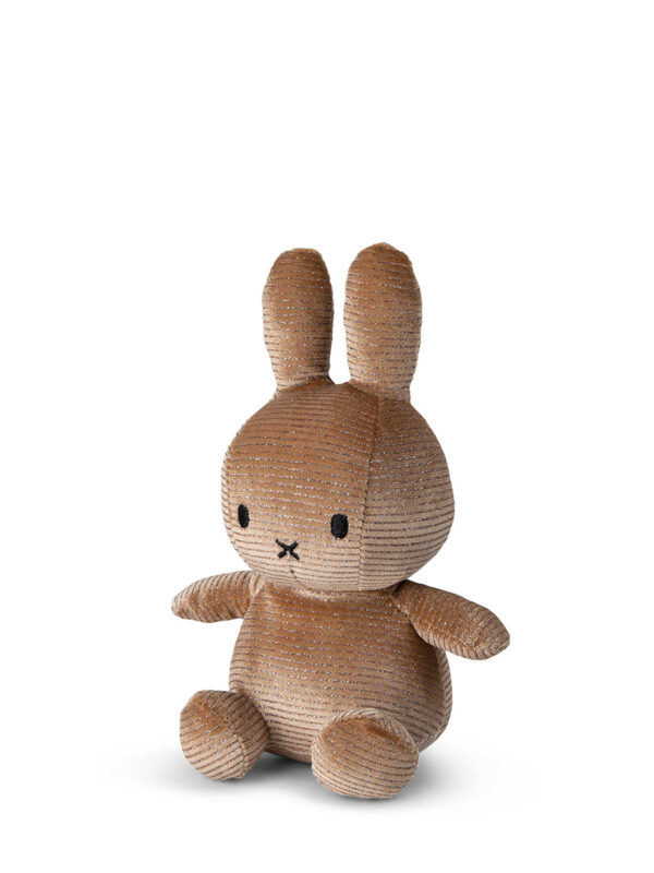 Blizgus šampano spalvos sėdintis MIFFY 23cm