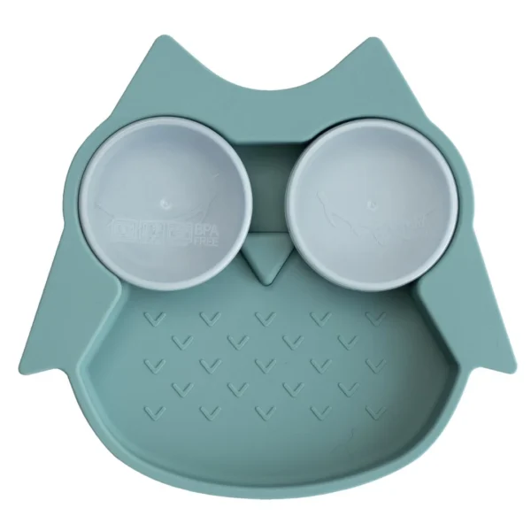 Tidy Tot silikoninė lėkštė "Owl"