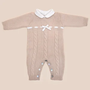 FIRENZE 100% kašmyro romperis kūdikiui – neįtikėtinas švelnumas, kurio nesinorės nusirengti