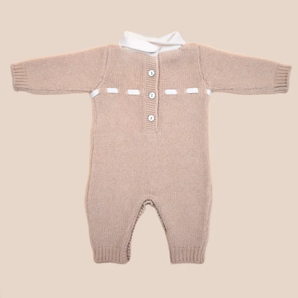 FIRENZE 100% kašmyro romperis kūdikiui – neįtikėtinas švelnumas, kurio nesinorės nusirengti